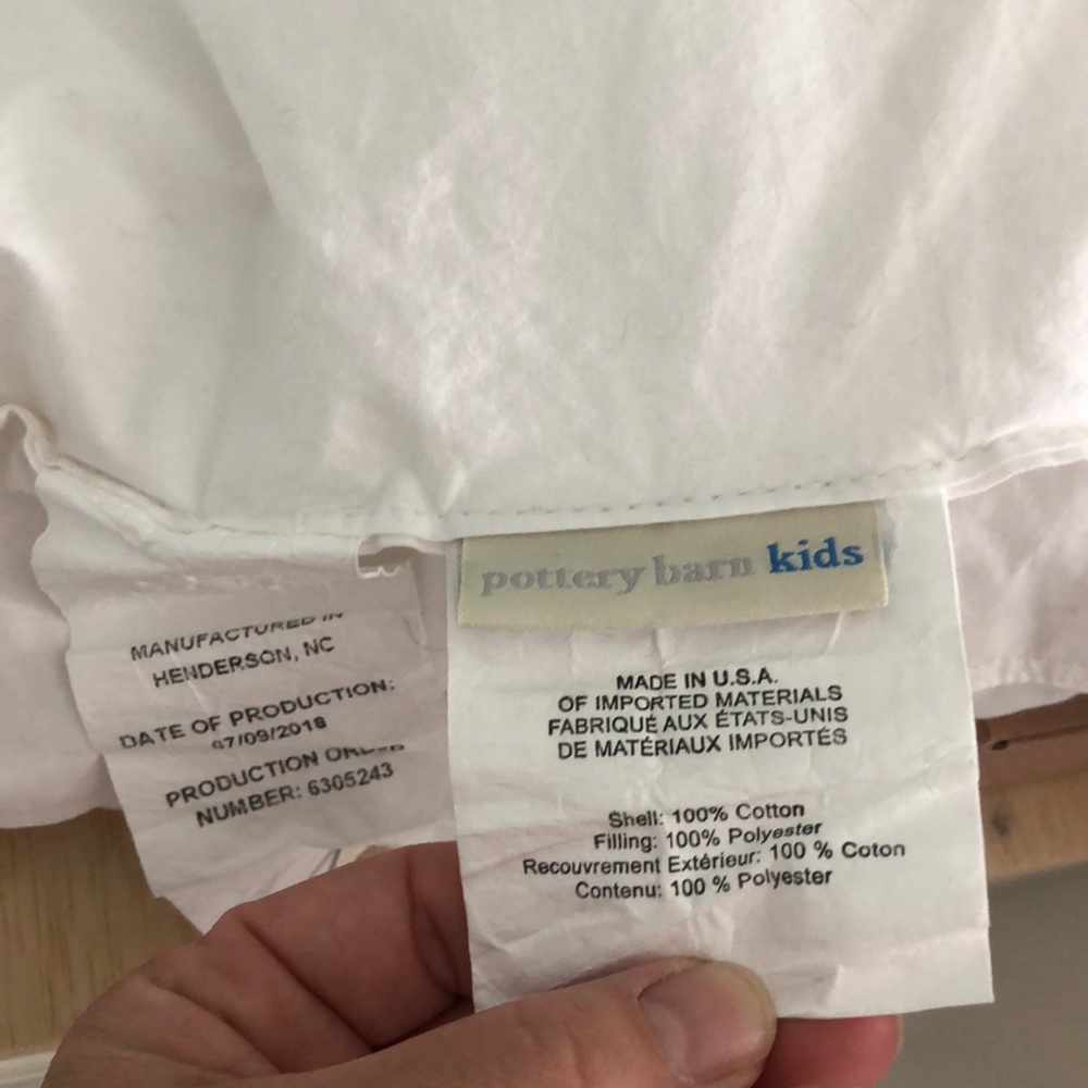 PBK toddler duvet insert